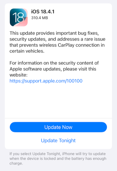 OS updates