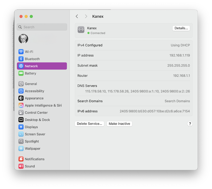 ethernet on the MacBook Pro