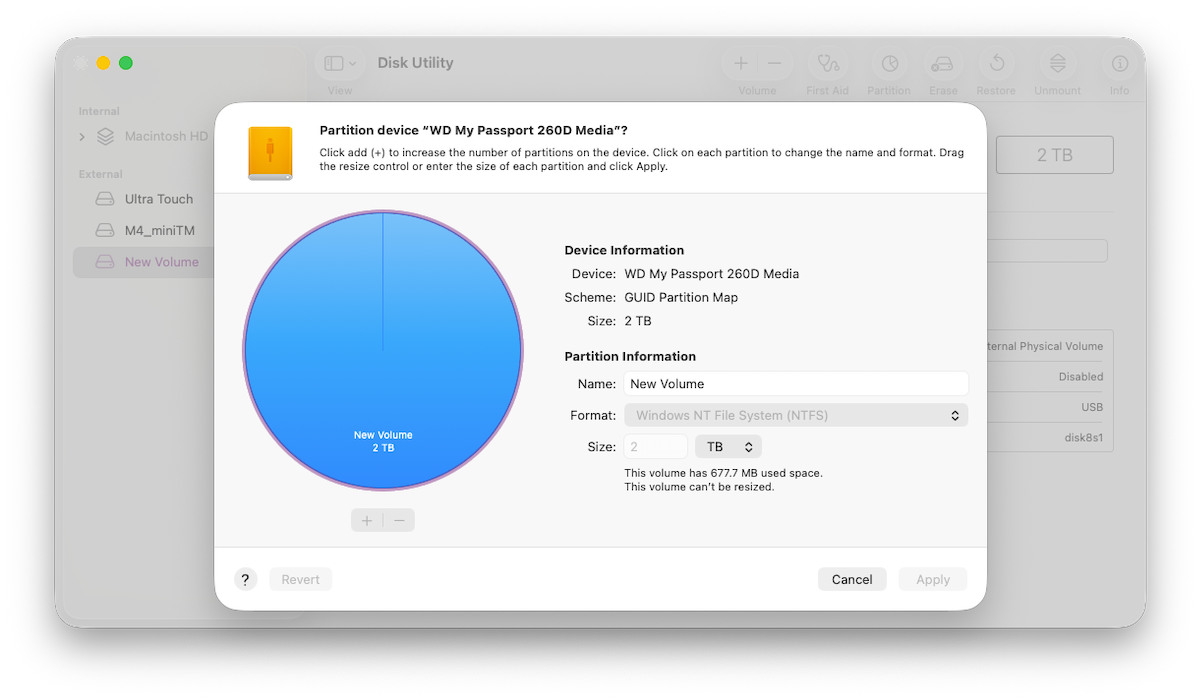 Formatting a rescued disk