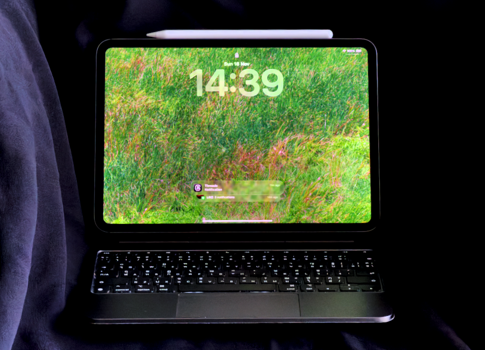 iPad Pro with Magic Keyboard and Apple Pencil