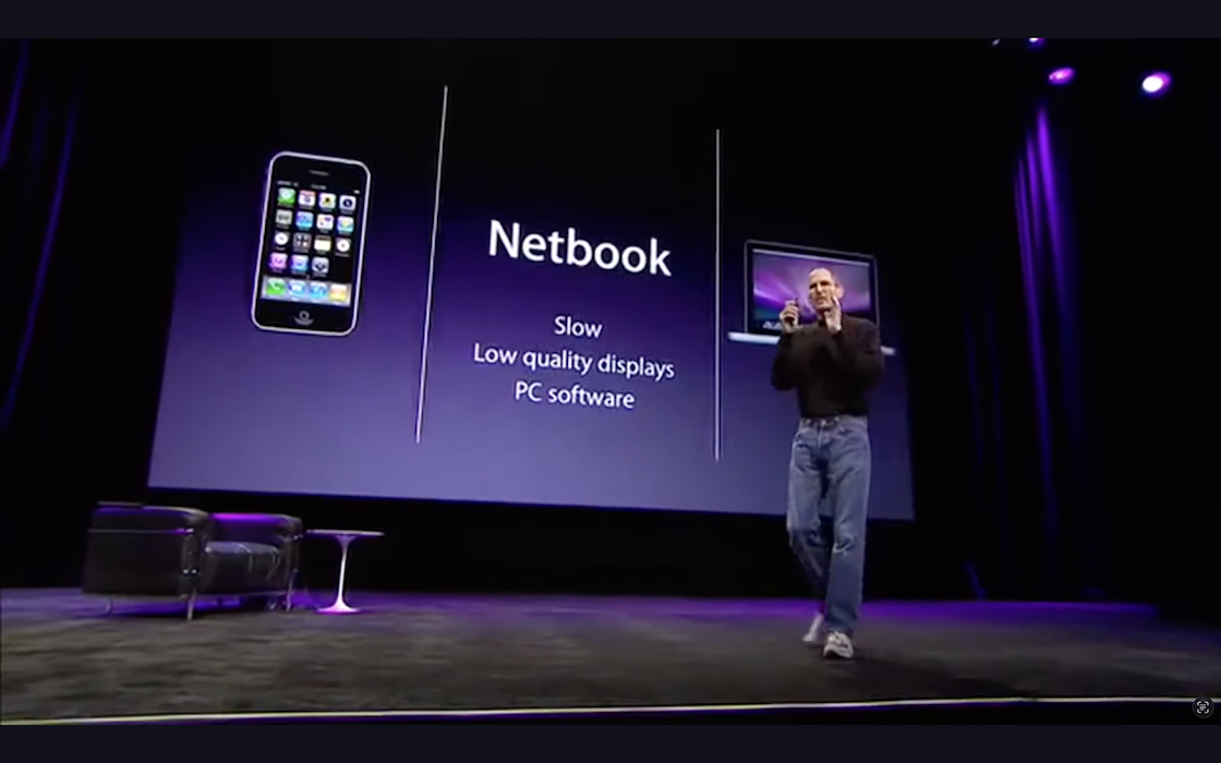 iPad introduction - YouTube screenshot