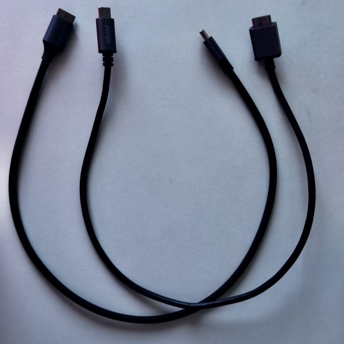 USB-C to USB-micro B cables