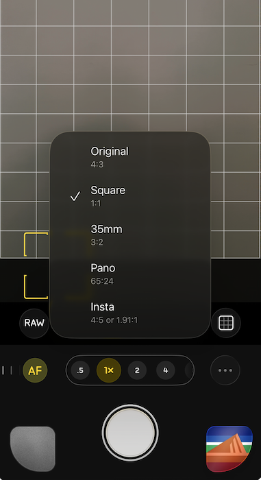 resolution selection in Halide 3