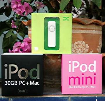 iPod boxes