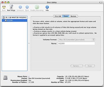 disk utility