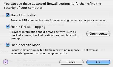 firewall settings