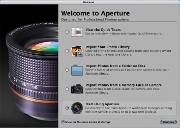 Aperture start