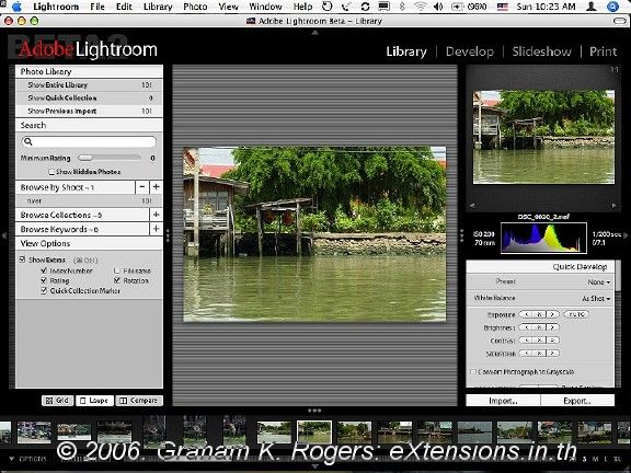 Lightroom Library screenshot