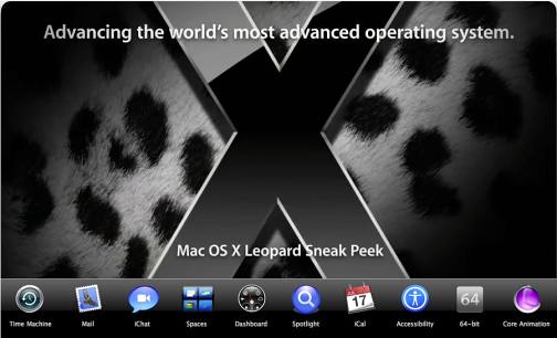 Leopard screenshot