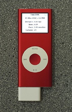 iPod Nike+ display