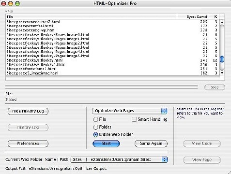 Optimizer processing