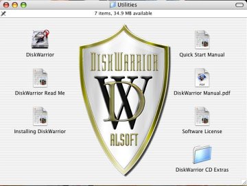 Disk Warrior initial panel