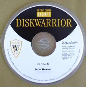 Disk Warrior disk