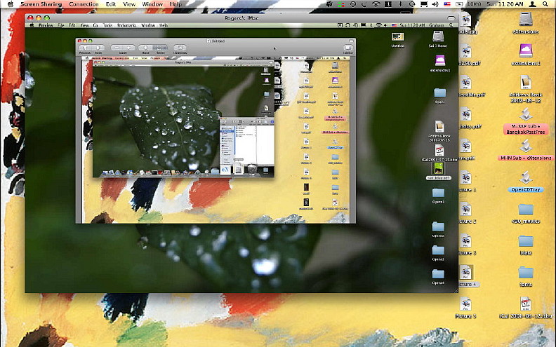 sharing desktop in a desktop