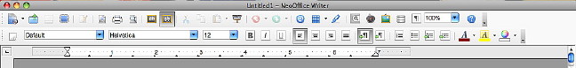 Neo Office toolbar