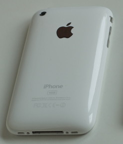white iPhone