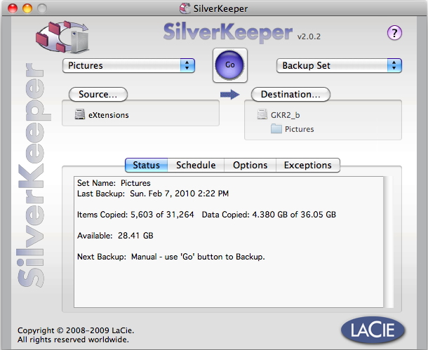 Lacie Silverkeeper