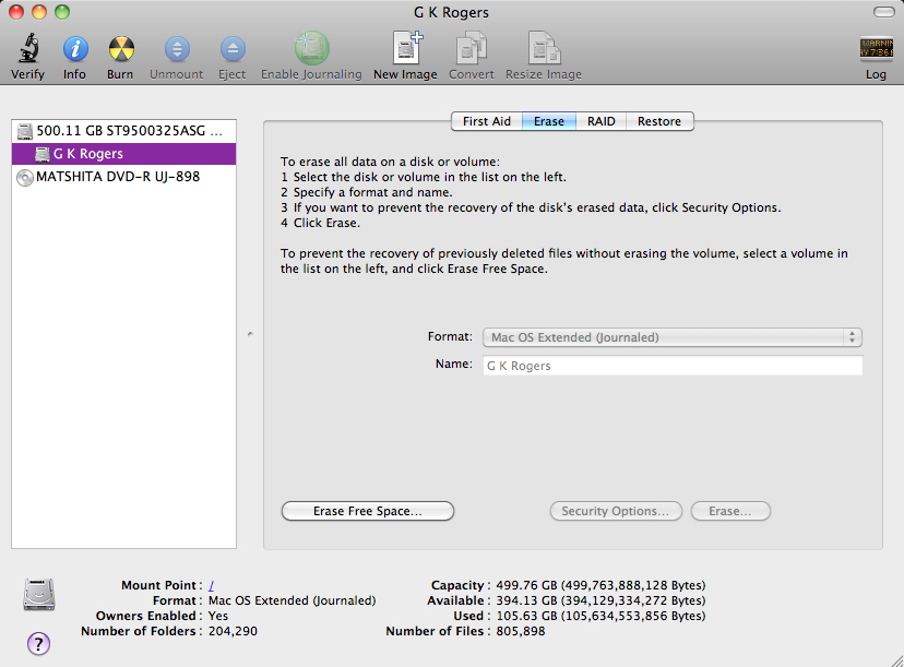 Disk Utility