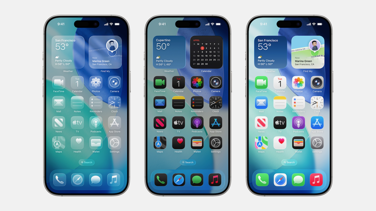 Apple iPhone interfaces