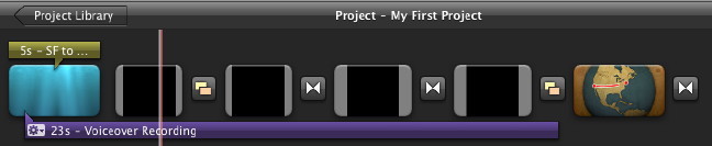 iMovie voice-over