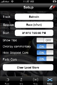 F1 timing app