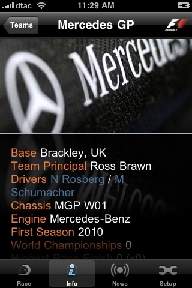 F1 timing app